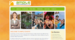 Desktop Screenshot of ampleevents.com